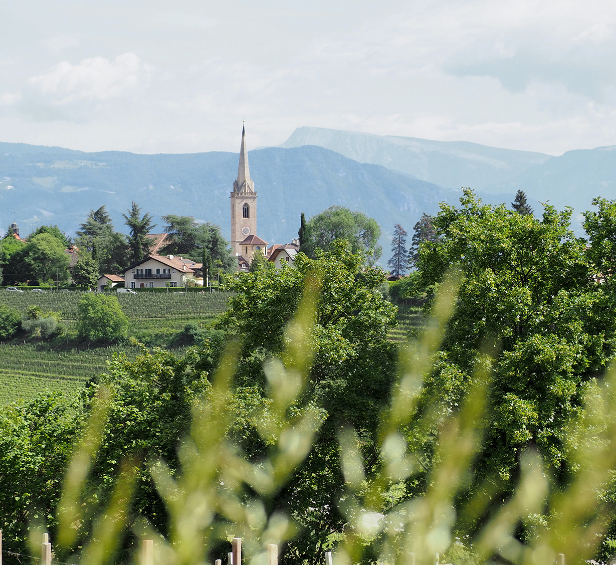 Lake Caldaro and town centre